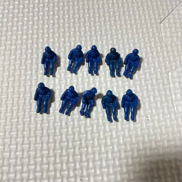 조이드 파이롯트 피규어 블루 10개 ZOIDS