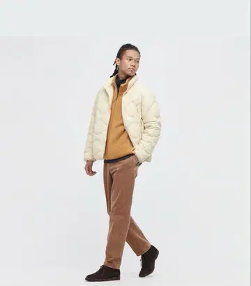 울트라 라이트 다운 웨이브 퀼트 자켓 L