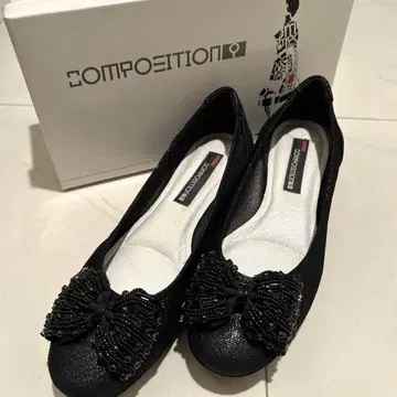 컴포지션 9 리본 펌프스 블랙 25.5cm 블랙