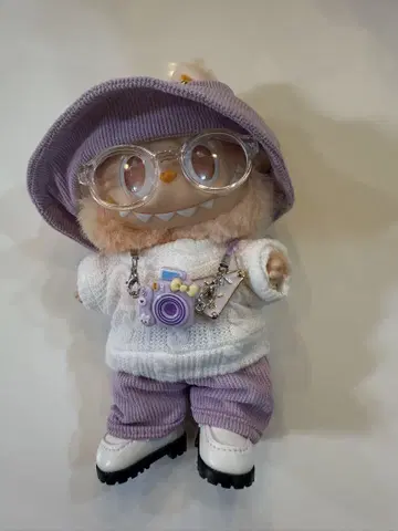 러브브 LABUBU 17cm 옷 갈아입기 6세트 핑크