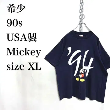 레어 90s USA Mickey 미키 디즈니 T셔츠 XL 구제 의류