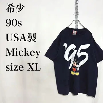 레어 90s USA Mickey 미키 디즈니 T셔츠 XL 구제 의류