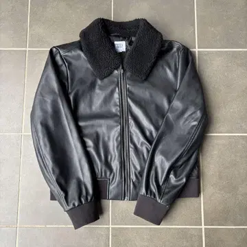 GAP 가죽 자켓 짧은 기장