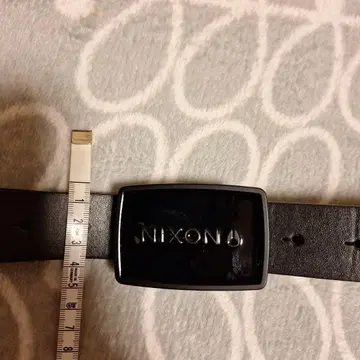 NIXON 블랙 벨트