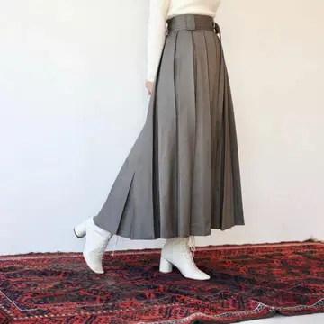 foufou 슈퍼 턱 롱 스커트