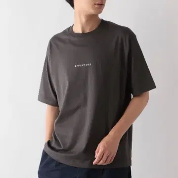 글로벌 워크 땀 얼룩 경감 TEE 로고 차콜 x EFFECTIVE M