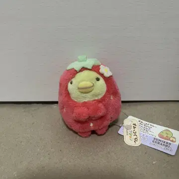 스미코구라시 펭귄? 테노리 봉제 인형 딸기 페어