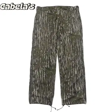90s USA제 리얼트리 와이드 배기 팬츠 카모플라쥬 Cabela's