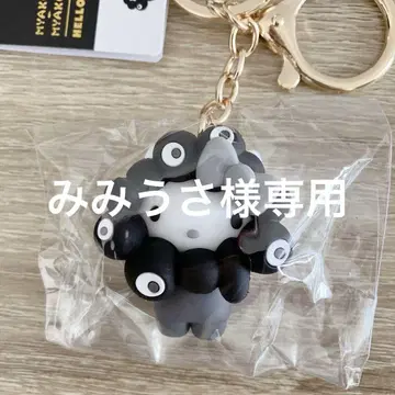 간사이 만박 회장 한정판 블랙 미야쿠미야쿠 변신 키링 키티