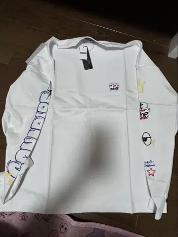 WESTSEA 유령 자수 소매 프린트 롱 TEE