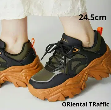 미사용품 ORiental TRaffic 통굽 스니커즈 24.5cm