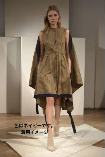 palmer//harding 케이프 슬리브 원피스