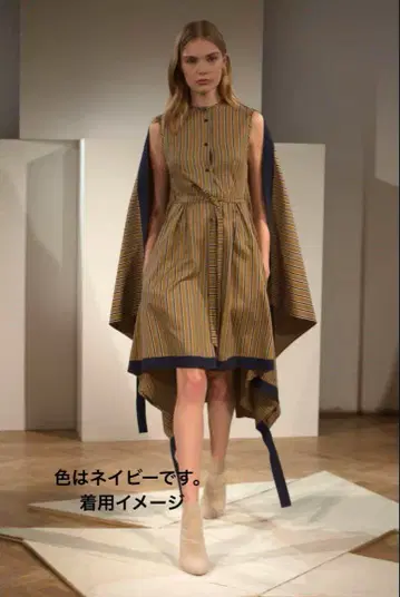 palmer//harding 케이프 슬리브 원피스