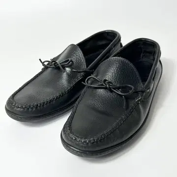 ALDEN BEAMS 별주 가죽 드라이빙 슈즈 블랙