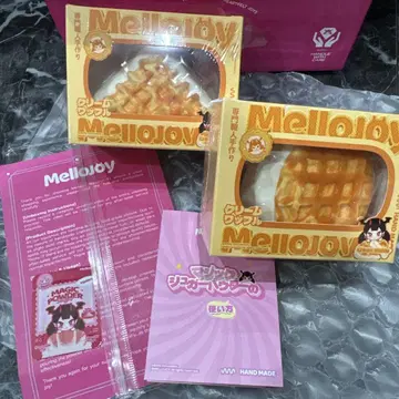 mellojoy 스퀴즈 크림 와플 2개 세트