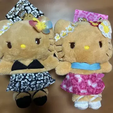 2종류 헬로키티 토코나츠바케이션 일광화상 키티 마스코트