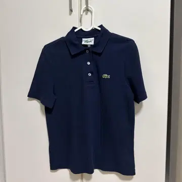 LACOSTE 네이비 피케 셔츠 반팔