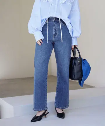 SLOBE IENA LE DENIM 스트레이트 팬츠 36