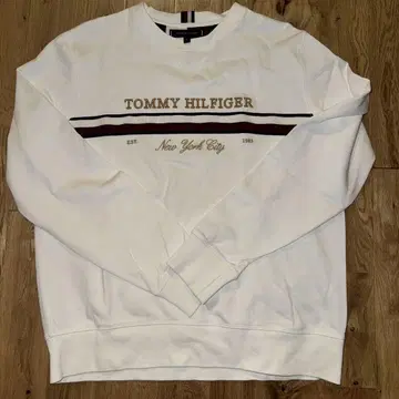 TOMMY HILFIGER 화이트 트레이닝복 M