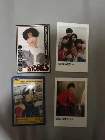 SixTONES 마츠무라 호쿠토 트레이딩 카드 세트 4종