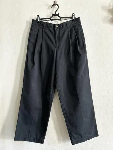 L.L.Bean 엘엘빈 투 턱 블랙 치노 팬츠 90s 와이드