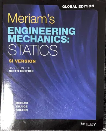 Merriam's Engineering Mechanics: Statics