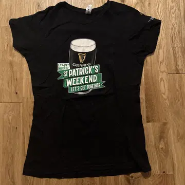 Guinness 기네스 맥주 T 양면 프린트 이벤트 T 유로 구제 의류