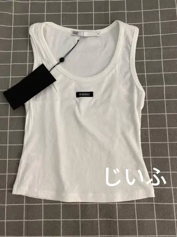 BOHEMSEO 화이트 탱크탑