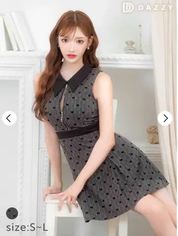 새상품 미시착 DAZZY A라인 드레스 M