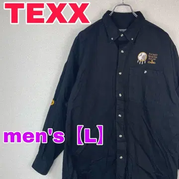 Z364 [TEXX] 긴팔 셔츠 [남성용 L] 블랙
