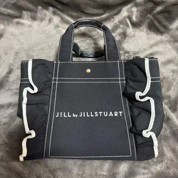 JILL by JILLSTUART 프릴 토트 대형 블랙