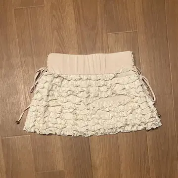 리즈리사 프릴 핑크 미니 스커트