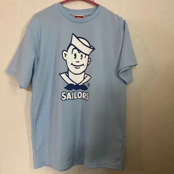 SAILORS 세일러즈 캐릭터 T셔츠 라이트 블루