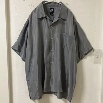 vintage SURF & SWEATS 실크 100% 반팔 셔츠 L