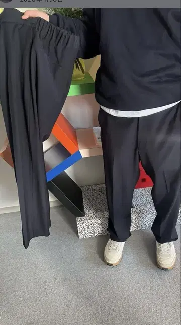everyone 에브리원 FARAH 슬랙스 (BLACK) M 사이즈