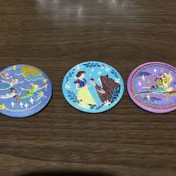 디즈니 프린세스 핀 배지 3개 세트