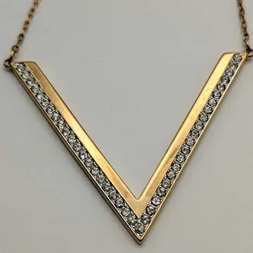 SWAROVSKI V자형 목걸이