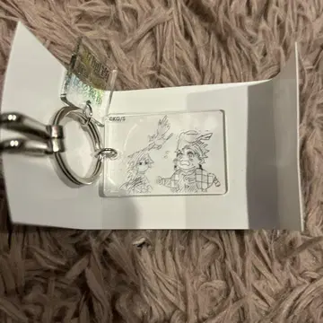 귀멸의 칼날 원화전 아크릴 베이스 키링 토미오카 기유 카마도 탄지로