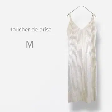 [toucher du brise] 슬리브리스 타이트 니트 원피스