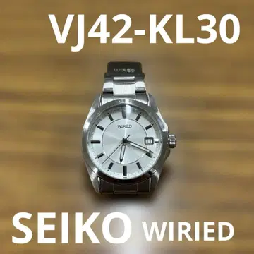 WIRIED 아날로그 손목시계 실버 보호 필름 포함 세이코 SEIKO