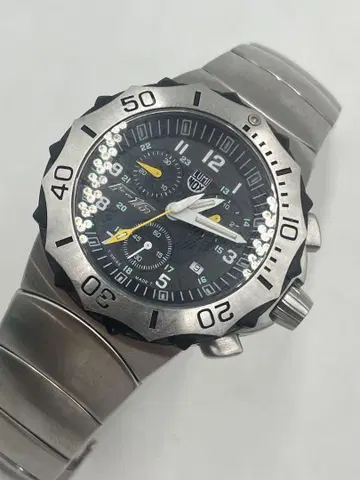 [ 작동품 ] LUMINOX 루미녹스 F-16 크로노그래프 블랙 다이얼