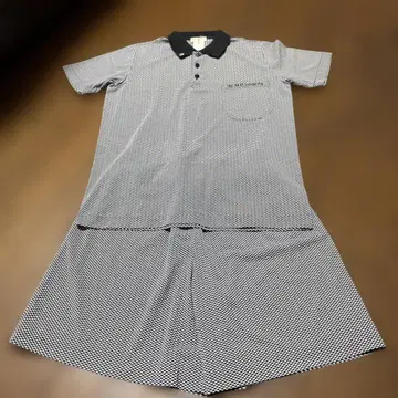 M-U SPORTS 체크 무늬 골프웨어 L 사이즈