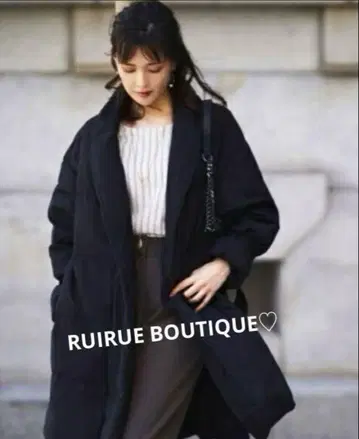 루일 에 부티크 RUIRUE BOUTIQUE 가운풍 다운 코트