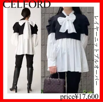 CELFORD 셀포드 레이어 니트 풀오버 36 사이즈