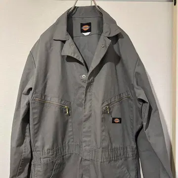 Dickies 그레이 멜빵 작업복 점프수트