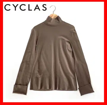CYCLAS 시클라스 브라운 하이넥 니트