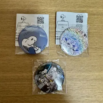 피넛 카페 캔뱃지 3개 세트