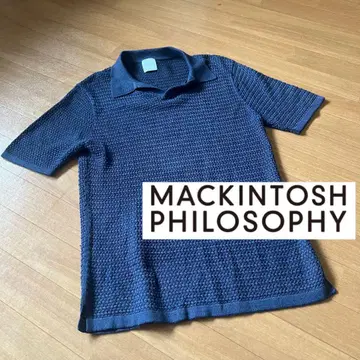 MACKINTOSH PHILOSOPHY 크로쉐 마 혼방 니트 40 빅