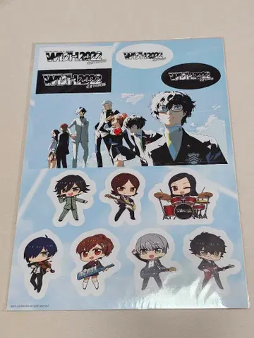 [ 레어템 ] 페르소나 라이브 투어 페르라이 PSW2022 스티커 시트