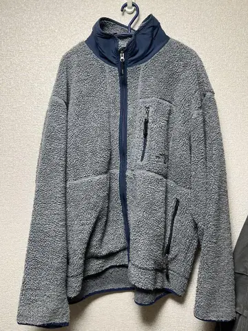 그레이 플리스 자켓 XL